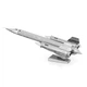 Металевий 3D конструктор "Літак SR71 Blackbird", Metal Earth, MMS062 - изображение 3