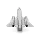 Металевий 3D конструктор "Літак SR71 Blackbird", Metal Earth, MMS062 - изображение 4