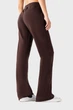 Штани Avecs коричневі з трикотажу Double face 50605/42 XL - изображение 5