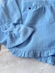 Жіночий костюм мусліновий блакитний 42-44 б1366.128 - зображення 2