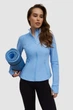 Жіноча спортивна кофта AVECS блакитна з технологією 4-Way Stretch 50642/11 XL - изображение 4