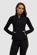 Жіноча спортивна кофта AVECS чорна з технологією 4-Way Stretch 50642/1 S - изображение 7
