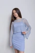 Комплект для дівчинки (сукня на бретелях+топ-сіточка) CVETKOV FAMILY MARK 140 Блакитний (cvet2000000297583) - зображення 3