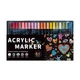 Набір акрилових маркерів 72 кольори Acrylic Marker для скла, дерева, каменю, пластику - зображення 1