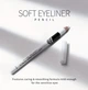 Белый карандаш для глаз Soft Eyeliner Pencil - водостойкий кайал для идеального макияжа - изображение 3