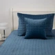 Покрывало ТЕП VELOUR Мозаика велюр евро 240×260 см Темно-синий (55790240260) - изображение 3