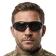 Очки тактические солнцезащитные 5.11Tactical Aileron Shield со сменными линзами Черные - изображение 1
