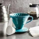 Керамический Пуровер Hario V60 02 Turquoise Бирюзовий - изображение 4