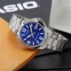Женские часы Casio LTP-V004D-2B голубые 30 м - изображение 3