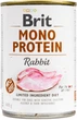 ПАК. Консервований монопротеїновий корм для собак Brit Mono Protein з кроликом, 6 шт по 400 г - зображення 2