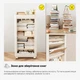 Детский стеллаж-книжная полка Mealux Brooks White (KD-E041 White) - изображение 6