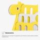 Дитячий стелаж Mealux Raffo Yellow (KD-E042 Yellow) - зображення 9