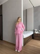 Жіночий класичний костюм (сорочка+брюки) Uaclothes 42 Рожевий (like38167-185991349) - зображення 4