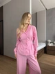 Жіночий класичний костюм (сорочка+брюки) Uaclothes 42 Рожевий (like38167-185991349) - зображення 5