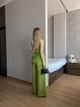 Жіночий прогулянковий костюм (топ+брюки) Uaclothes 42 Салатовий (like38173-186051349) - зображення 6