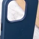 Кожаный чехол Leather Case MagSafe для iPhone 14 Pro Indigo Blue - изображение 4