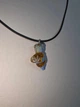 Скляний підвіс ISTA Lampwork на каучуковому шнурі 44-48см, R24 - зображення 4