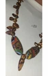 Бусы из цветного жемчуга и стеклянных бусин ISTA Lampwork 223 бензин 57 см - зображення 4