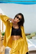 Жіночий літній костюм з турецького котону з шортами Seventeen L-XL Жовтий (2000000169668) - зображення 7