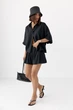 Костюм вільного крою з шортами та сорочкою Lurex Чорний M (51300) - зображення 1