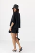 Костюм вільного крою з шортами та сорочкою Lurex Чорний M (51300) - зображення 2
