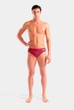Плавки для плавання чоловічі Arena SNAKESKIN SWIM BRIEFS 010162-400 105 Червоний - зображення 1
