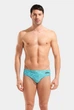 Плавки для плавання чоловічі Arena WATER MAZE ALLOVER SWIM BRIEFS 011887-580 95 Бірюзовий - зображення 1