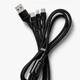 Кабель 3в1 Earldom EC-IMC031 USB-A Type-C Lightning Micro-USB 3A 1.2м нейлон быстрая зарядка - изображение 2