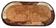 Килим Antique 2х3.95 м. овал бежевий з коричневим 002 - зображення 12