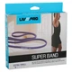 Гума петля для підтягування та тренувань стрічка силова LiveUp SUPER BAND LP8410-XS Фіолетовий - зображення 11