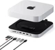 Док-станция для Mac mini Satechi с корпусом для SSD NVMe/SATA M.2, USB-C хаб 7-в-1, серебристая - изображение 1