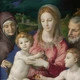 Інтер'єрна картина Свята Родина зі святою Анною, Бронзіно, Bronzino, Holy Family with St.Anne, 37×30 см (id6965) - зображення 5