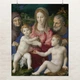 Постер Святое Семейство со святой Анной, Бронзино, Bronzino, Holy Family with St.Anne, A3 37×30 см (id6965) - изображение 1