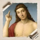 Постер Благословение Христа, Рафаэль, Raphael Santi, Christ Blessing , A3 42×30 см (id6957) - изображение 4