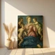 Інтер'єрна картина Мадонна Строганових, Бронзіно, Bronzino, Madonna Stroganoff, 37×30 см (id6967) - зображення 2