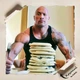 Постер Дуэйн Джонсон (Скала) и блинчики, Dwayne Johnson (The Rock) and pancakes, бодибилдер, юмор, A3 42×28 см (id6992) - изображение 4