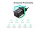 Сітчастий зарядний пристрій BASEUS Palm Fast Charger 30W Cluster Black Mini USB-C to USB-C cable (P1011160A113-01) - зображення 5