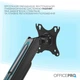 Кронштейн OfficePro MA511B 17-32" Black (VESA100х100) - зображення 6