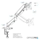 Кронштейн OfficePro MA511B 17-32" Black (VESA100х100) - зображення 13