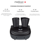 Масажер для ніг роликовий компресійний з підігрівом MEDICA+ FootMass 8.0 (Japan) - зображення 6