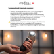 Перкусійний масажер MEDICA+ MassHand Pro 4.0 масажний пістолет для тіла, мʼязів, спини (Japan) - зображення 12