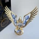 Фигурка камнями Swarovski Орел 8,5 см 160894 - изображение 3