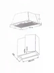 Витяжка повновбудована BORGIO BBG (TR) 5850 black glass SU (52 см, 850 м3/год, чорне скло) - изображение 4