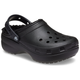Зимові сабо на високій платформі Crocs Classic Platform Lined Clog 38-39 р 24.3-24.8 см Чорні 207938 M6/W8 Black - зображення 2
