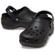 Зимові сабо на високій платформі Crocs Classic Platform Lined Clog 38-39 р 24.3-24.8 см Чорні 207938 M6/W8 Black - зображення 3
