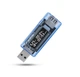 Тестер USB Keweisi KWS-V20, мультиметр амперметр вольтметр, USB-A, для вимірювань - зображення 2