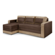 Диван угловой Арден 230×150 см, brown и cacao - изображение 1
