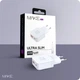 Мережевий зарядний пристрій Make 30W GaN3 Ultra Slim Type-C PD3.0 + USB QC4.0 White (MCW-3022GWH) - зображення 9