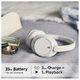 Наушники Over-ear Sony WH-CH720N BT 5.2, ANC, SBC, AAC, Wireless, Mic, Белый - зображення 2
