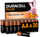 Батарейка LR6 Duracell Plus (30 штук) Бельгія, АА, лужна пальчикова 1,5V - зображення 1
